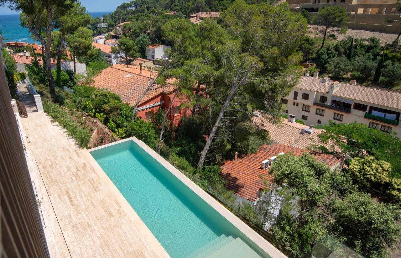 La Vie En Rouge Sa Riera Duplex, Private Parking Apartment Begur Luaran gambar