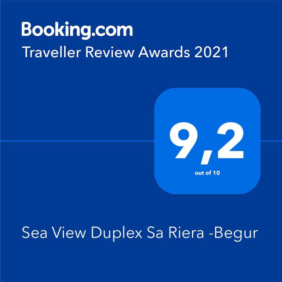 La Vie En Rouge Sa Riera Duplex, Private Parking Apartment Begur Luaran gambar